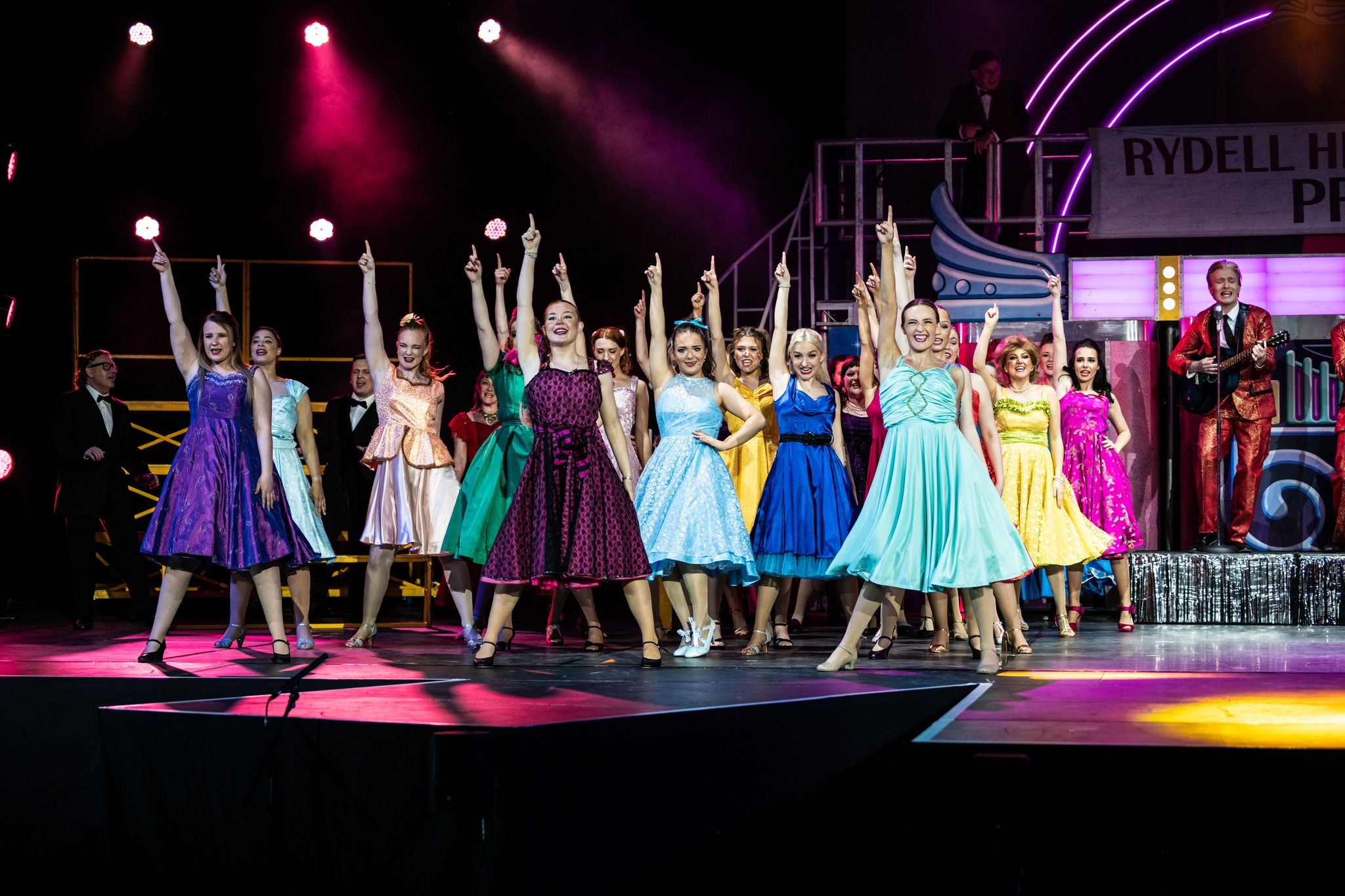 Grease the Musical Theatrical Costume Hire UK Productions